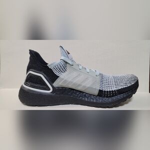 ADIDAS Ultra Boost 19 Rare Black Blue Tint G27491 Women's US 8 Running Shoe